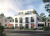 Architektenduett in puristischer Architektur - Hausfront